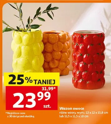 Wazon owoce promocja w Auchan