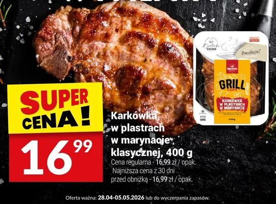 Karkówka w plastrach w marynacie klasycznej Wędzarnia Smaku promocja w Twój Market