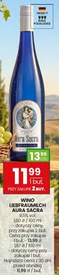 Wino Liebfraumilch Aura Sacra promocja w Twój Market