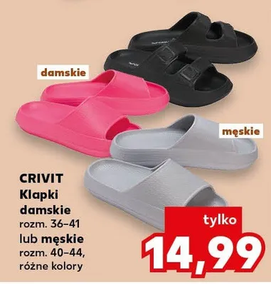 Klapki męskie Crivit rozm. 40-44 promocja w Kaufland