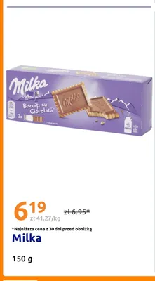 Ciastka Milka Choco Biscuits promocja w Action