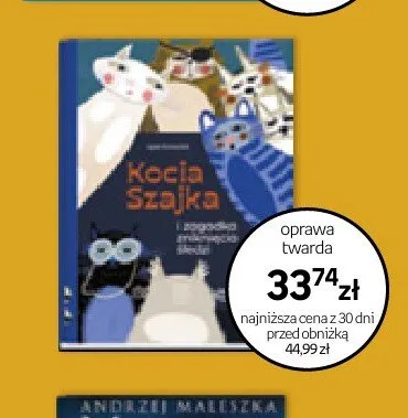 Książka Kocia Szajka oprawa twarda promocja w Empik