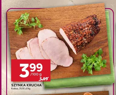 Szynka krucha Krakus promocja w Stokrotka