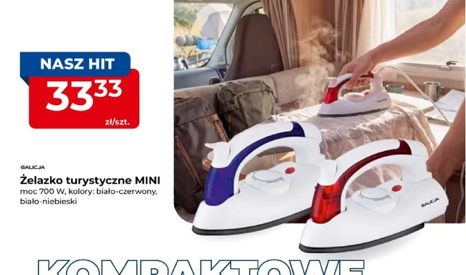 Żelazko turystyczne MINI Galicja promocja w PSB Mrówka
