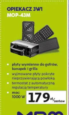 Opiekacz 3w1 promocja w Auchan