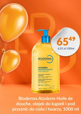 Olejek do kąpieli i pod prysznic Bioderma Atoderm Huile de douche promocja w DOZ.PL