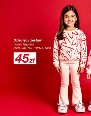 Zestaw dziecięcy bluza i legginsy promocja w KiK