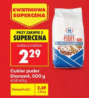 Cukier puder Diamant promocja w Biedronka