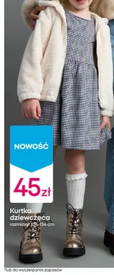 Kurtka dziewczęca 104-134 cm promocja w Pepco