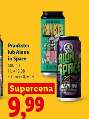 Piwo Funky Fluid Alone in Space promocja w Lidl