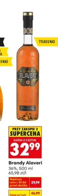 Brandy Alaveri promocja w Biedronka