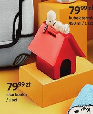 Skarbonka Snoopy promocja w Empik
