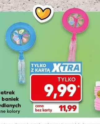 Wiatrak do baniek mydlanych promocja w Dzień Dziecka