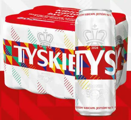Piwo Tyskie Gronie 6-pak promocja w Dino