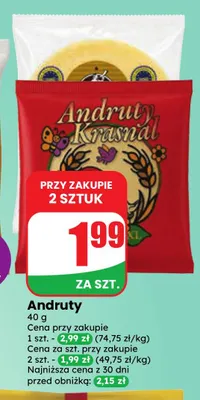 Andruty Krasnal promocja w Dino