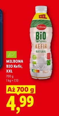 Kefir Bio Milbona XXL promocja w Lidl