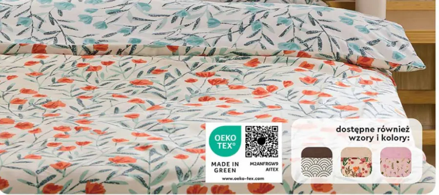 Komplet pościeli z mikrofazy 220x200 cm + 2x 70x80 cm promocja w Biedronka