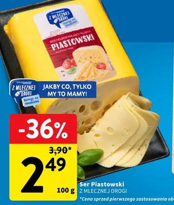 Ser Piastowski Z Mlecznej Drogi promocja w Intermarche