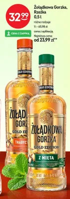 Wódka Gorzka, Rzeźka różne rodzaje promocja w Żabka