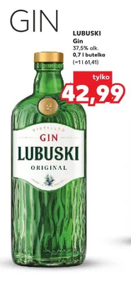 Gin Lubuski Original promocja w Kaufland