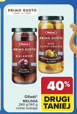 Oliwki greckie nadziewane Jalapeno Melissa promocja w Carrefour