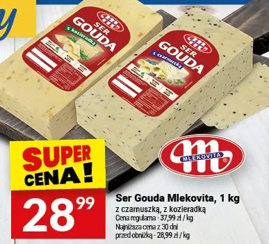 Ser Gouda Mlekovia promocja w Twój Market
