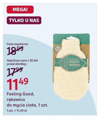 Rękawica do mycia ciała promocja w Rossmann