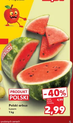Arbuz polski promocja w Kaufland