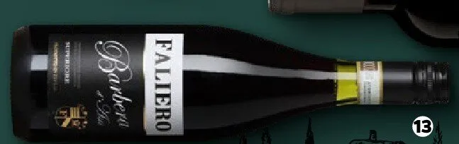 Wino Faliero Barbera d'Asti czerwone wytrawne promocja w Netto