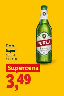 Piwo Perła Export promocja w Lidl