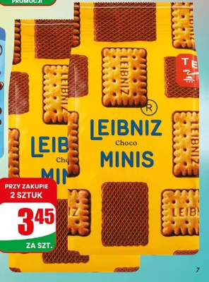 Herbatniki Leibniz Minis Choco promocja w Dino