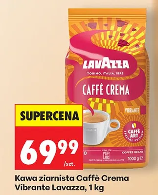 Kawa ziarnista Caffè Crema Vibrante promocja w Biedronka