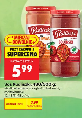 Sos Pudliszki meksykański promocja w Biedronka