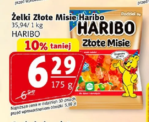 Żelki Złote Misie Haribo promocja w Prim Market