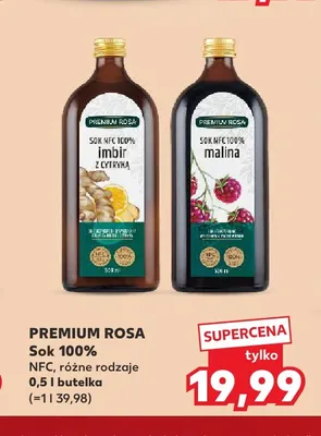 Sok NFC Premium Rosa 100% promocja w Kaufland