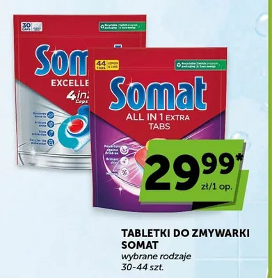 Tabletki do zmywarki Somat All in 1 Extra promocja w Euro Sklep