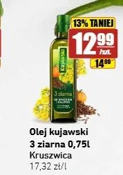 Olej Kujawski 3 ziarna 0,75 l promocja w API Market