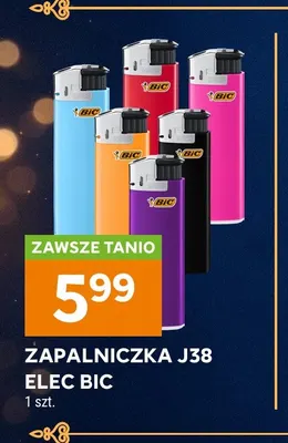 Zapalniczka J38 Elec Bic promocja w Stokrotka