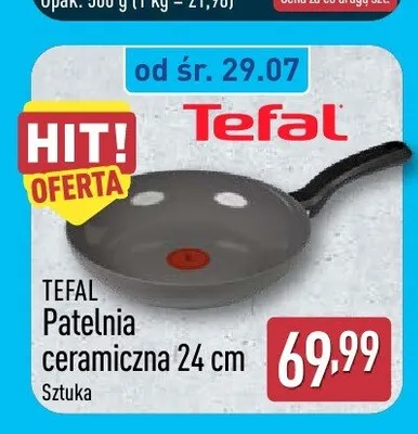 Patelnia ceramiczna Tefal 24 cm promocja w Aldi