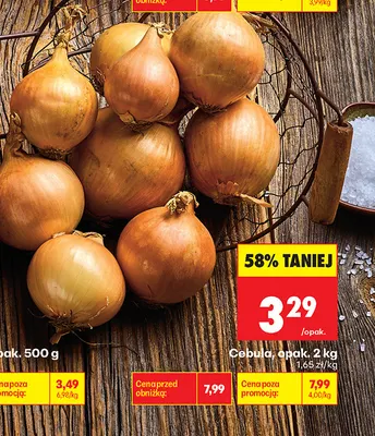 Cebula promocja w Biedronka