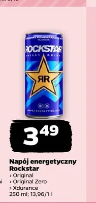 Napój energetyczny Rockstar Original promocja w Netto