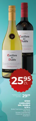 Wino czerwone wytrawne Casillero del Diablo Cabernet Sauvignon promocja w Duży Ben