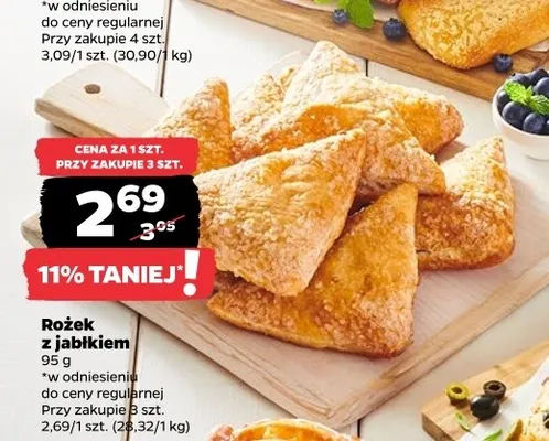 Rożek z jabłkiem promocja w Netto