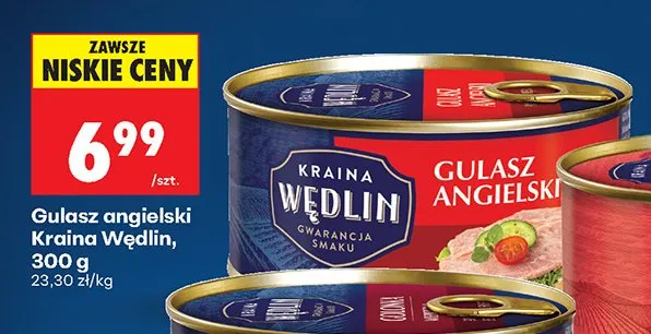 Gulasz angielski Kraina Wędlin promocja w Biedronka