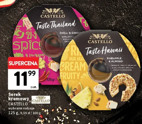 Serek kremowy Castello Taste Hawaii promocja w Intermarche