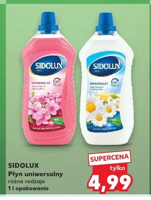 Płyn uniwersalny Sidolux Kwiat Japońskiej Wiśni promocja w Kaufland