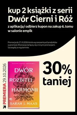 Książka Dwór Rozbitej Harmonii promocja w Empik