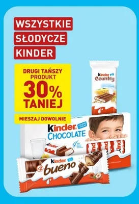 Czekolada Kinder Chocolate promocja w Aldi