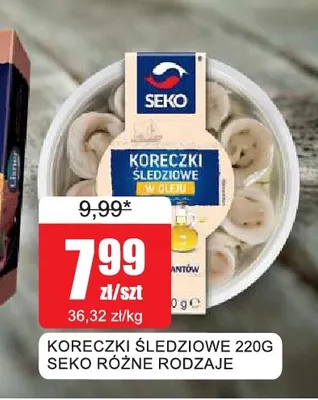 Koreczki śledziowe w oleju Seko promocja w Bingo