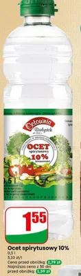 Ocet spirytusowy 10% Octownia Białystok promocja w Dino